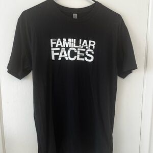 Familiar Faces Black T-Shirt